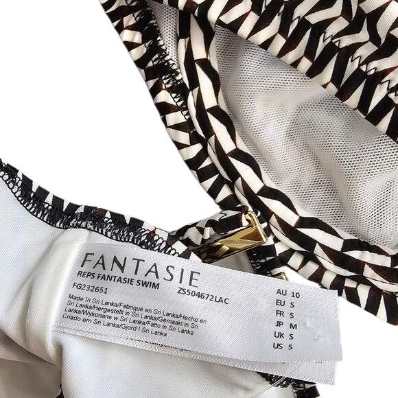 Fantasie Halter Underwire Bikini Set, Med Coverage, Size 30DDD / Small Bottom - Picture 7 of 7